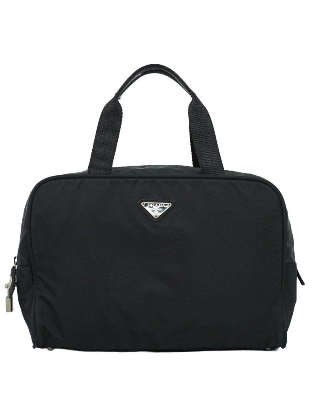 Prada Nylon Handbag Black Bag